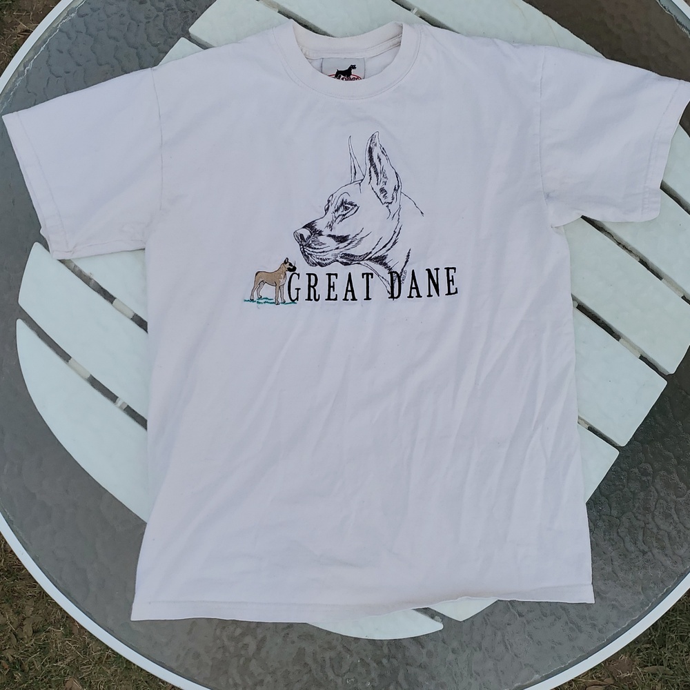 GR8 DOGS VINTAGE Great Dane TEE. MEDIUM. GUC. Unisex.
